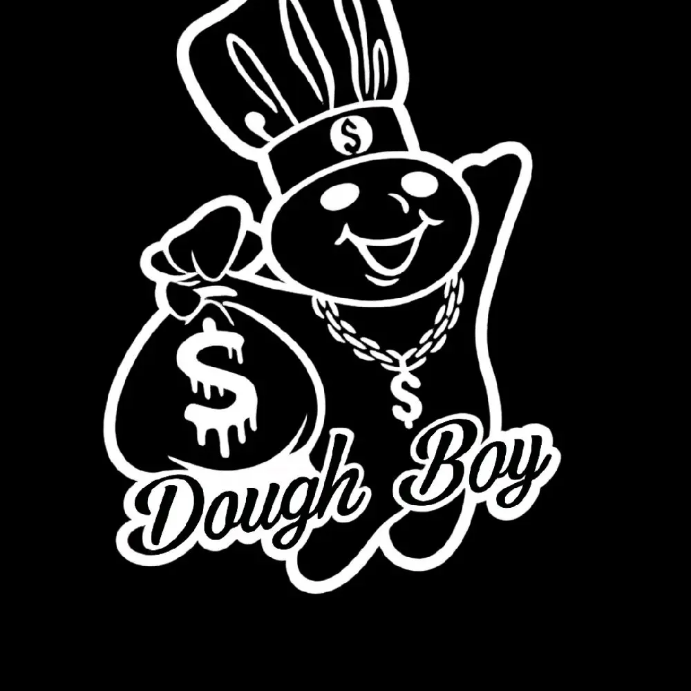 Doughboy Money Bag Sticker Self Adhesive Decal
