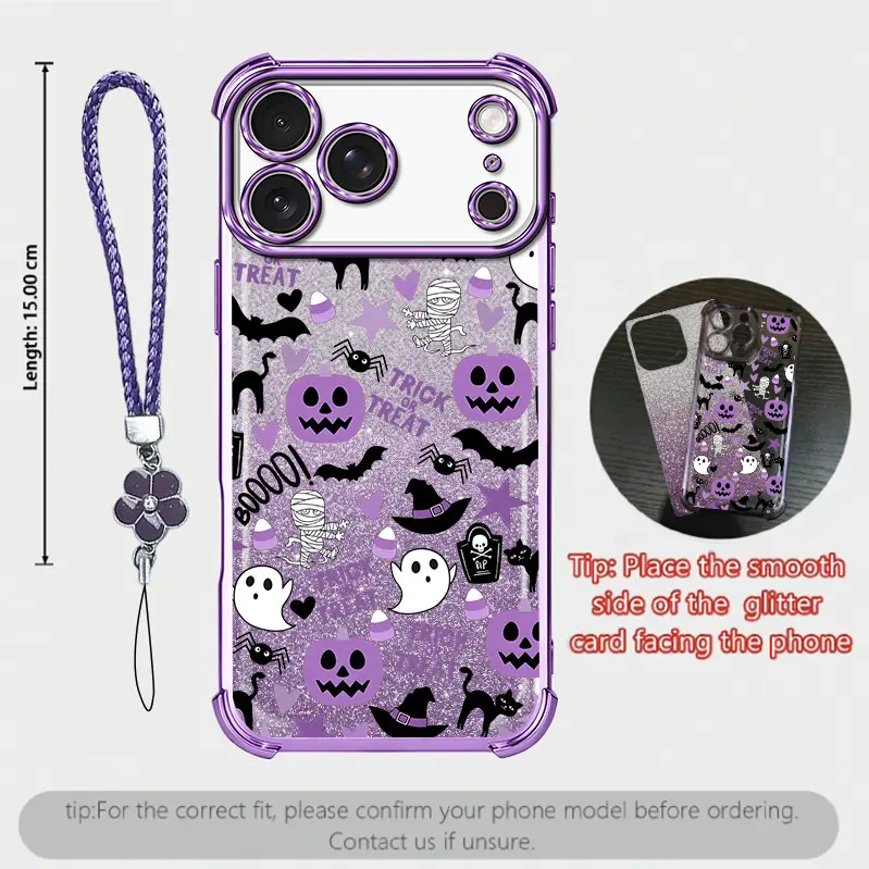 Cute Halloween Pumpkin Ghost Phone Case for iPhone 18 17 Pro Max Air,16 Plus,15,14,13,12,11,XR,XS Max & Samsung Galaxy S26,S25,S24,S23,S22, Transparent Soft Silicone Cover, 4-Corner Drop Protection, Non-Yellowing Shockproof Gift for Her Durable Cove 995