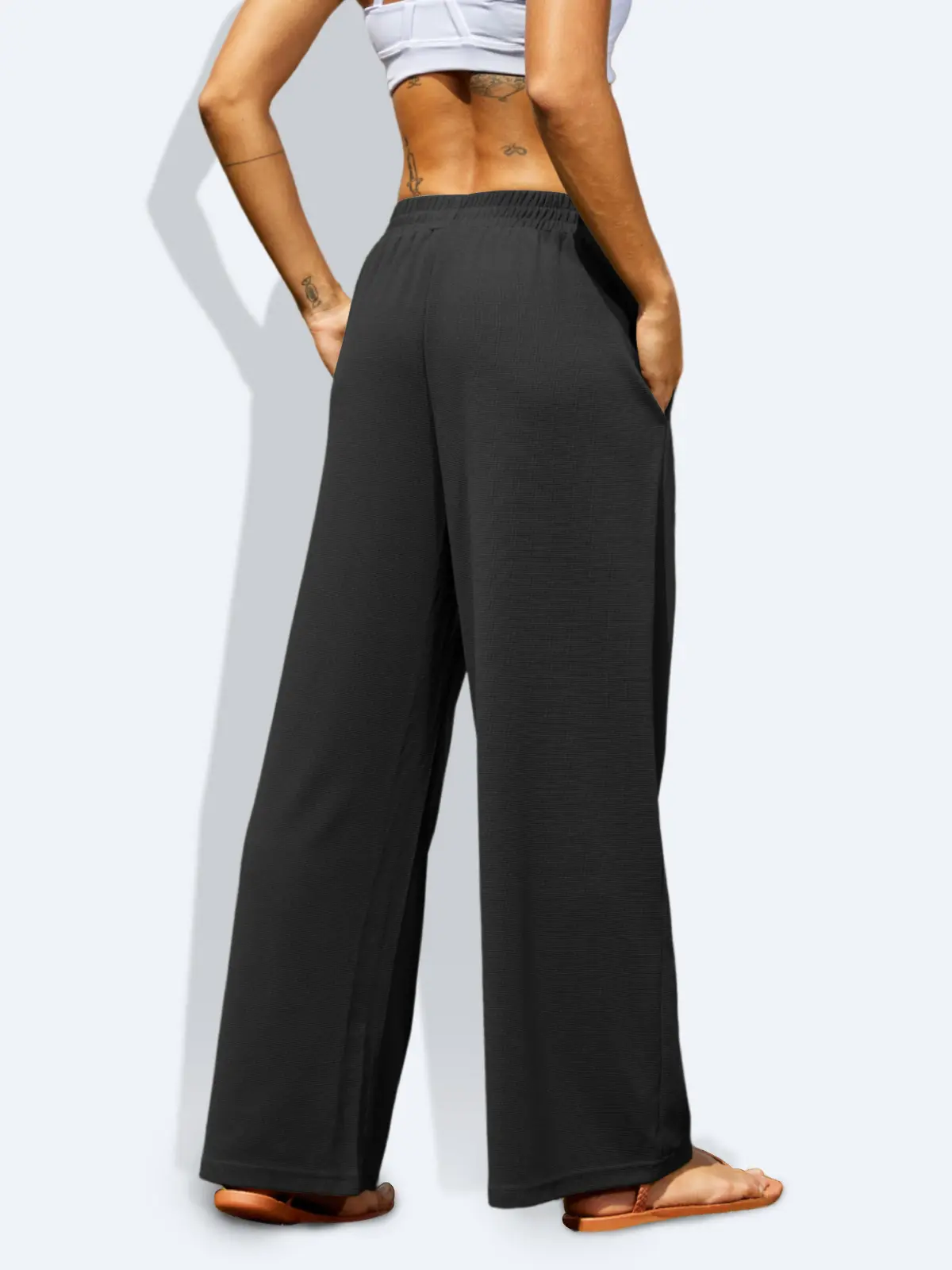 FireSwan Women's Wide Leg Palazzo Pants High Elastic Waist Casual Work Pants Flowy Dress Trousers with Pockets#Spring#springfashion - TikTok Shop FireSwan Women's Wide Leg Palazzo Pants High Elastic Waist Casual Work Pants Flowy Dress Trousers with Pockets#Spring#springfashion - TikTok Shop