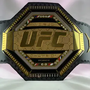 UFC Championship Legacy Tittle belt 2mm Brass with Original Leather Strap