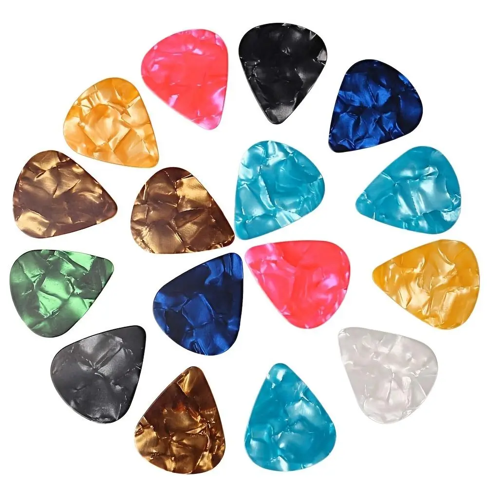 1 Set Random Color Guitar Pick, Ukulele Guitar Pick Plectrums, Suitable for Bass Electric Guitar Musical Gift for Friends Guitar Lovers Guitarists Roc