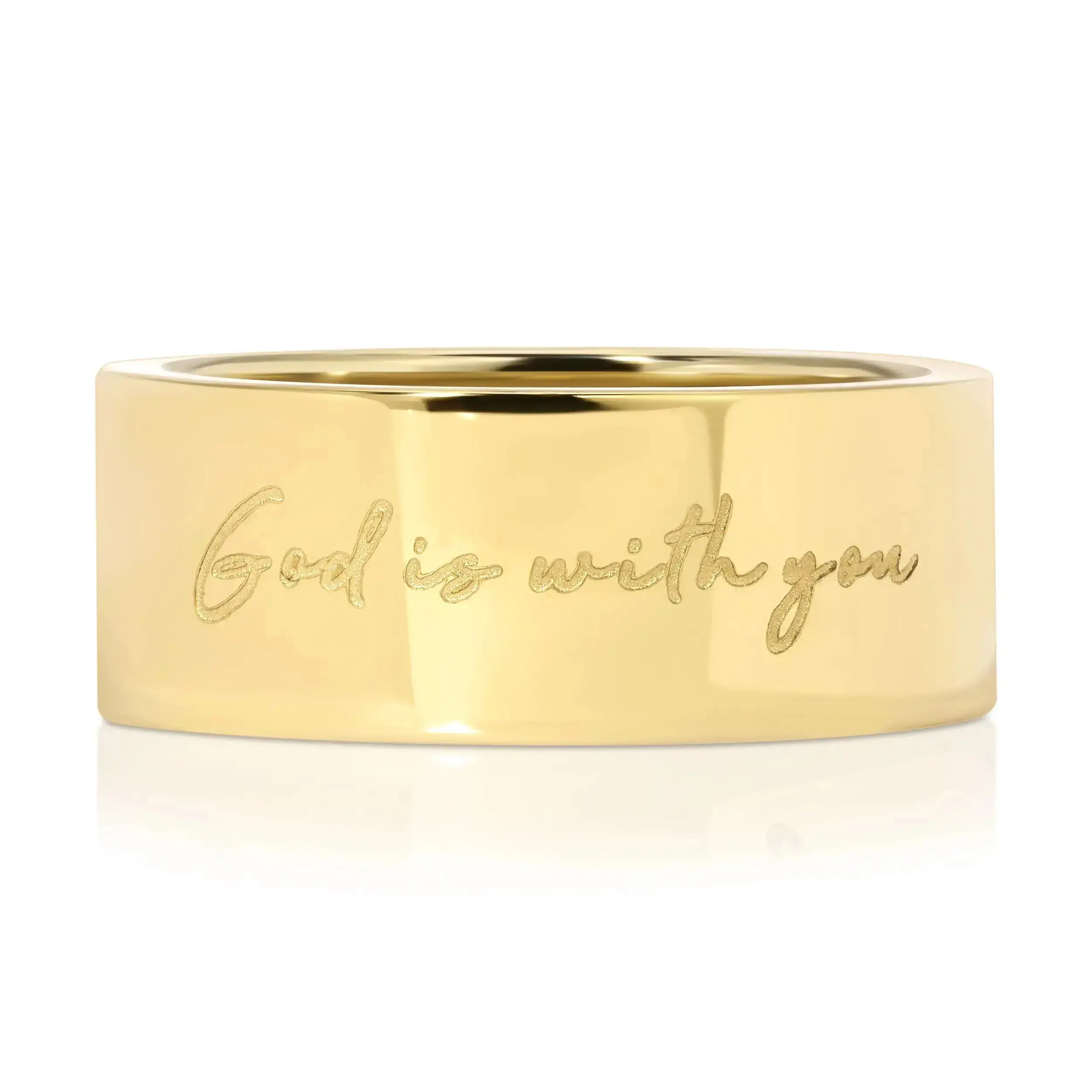 God is with you Ring — Affirmation Ring Collection