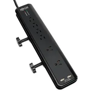 Tripp Lite Surge Desk Mount 6 Outlet, Power Plugs, Extension Adapter Plugs