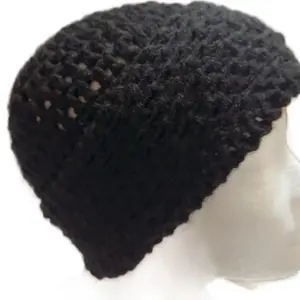 Crochet Beanie - Black