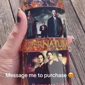 16oz supernatural acrylic snowglobe cup