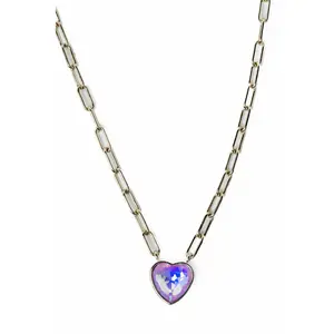 Moonlit Melody Necklace - Light Linen Lilac
