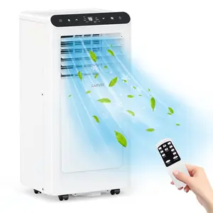 8,000 BTU Portable Air Conditioners, 3-in-1 Air Conditioner Portable Up to 350 Sq.Ft., Portable AC Unit with Cool, Dry, Dehumidifier & Fan – 2 Fan Speeds, Quiet, Sleep, Remote, for Bedroom, Dorm