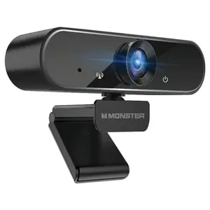 Monster Insight Pro HD Webcam 1920x1080 with Li ght Correction
