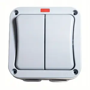 20A 2 Gang Weatherproof Junction Box Outdoor Switch Switch