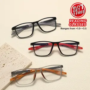 Classic Reading Glasses 3 Pairs Unisex for Elders TV Newspapers Mobile Phones Buy 1 Get 2 Free Ranges +1.0 to +3.5