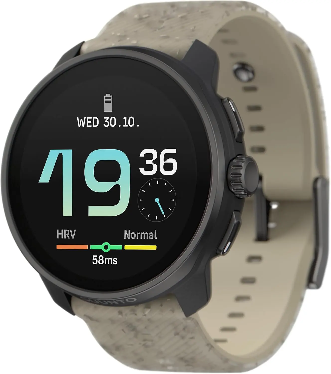 Suunto Race S GPS Sports Watch with AMOLED Touchscreen, Heart Rate and Fitness Tracker - Gravel Gray