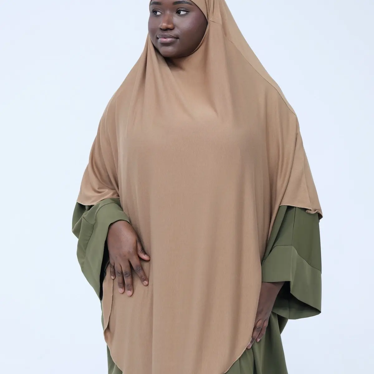 Cotton jersey khimar Cotton jersey khimar