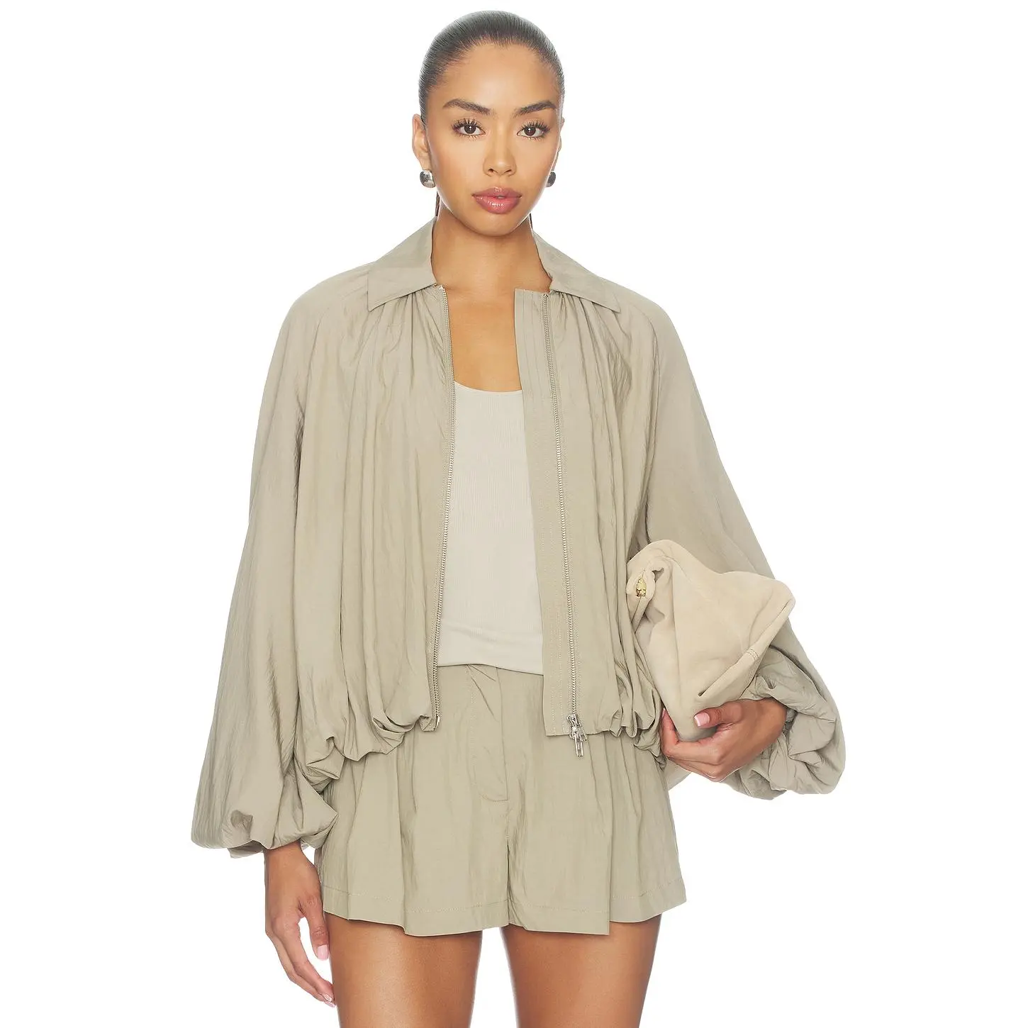 Lovers and Friends Matilda Jacket in Grey Olive