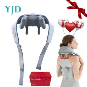 Multifunctional Portable Massage Device, Neck Shoulder Relaxer, Kneading, Heating & Deep Tissue Massage, Great Gift for Family and Friends