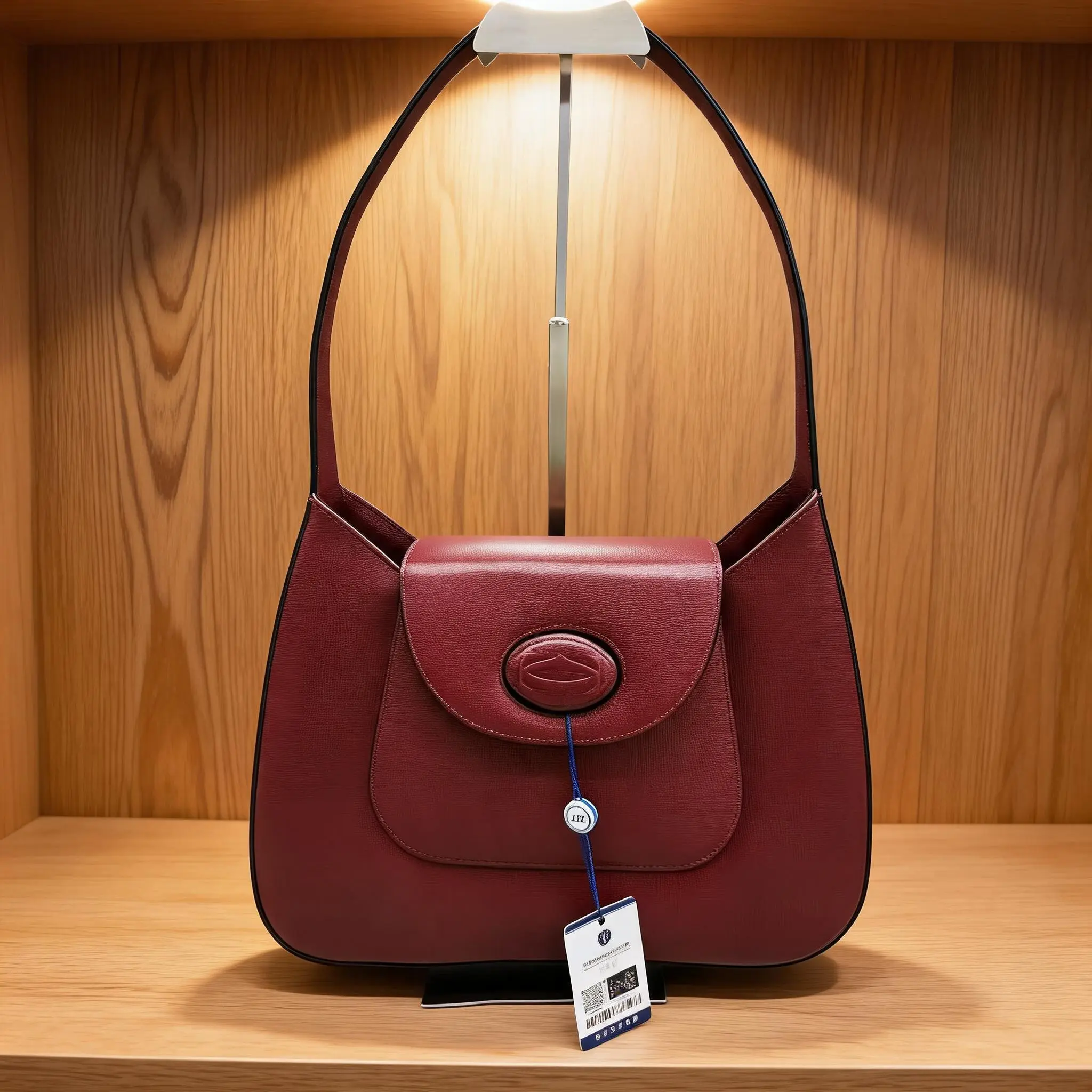 Pre-owned Cartier Leather Shoulder Bag I0722096718