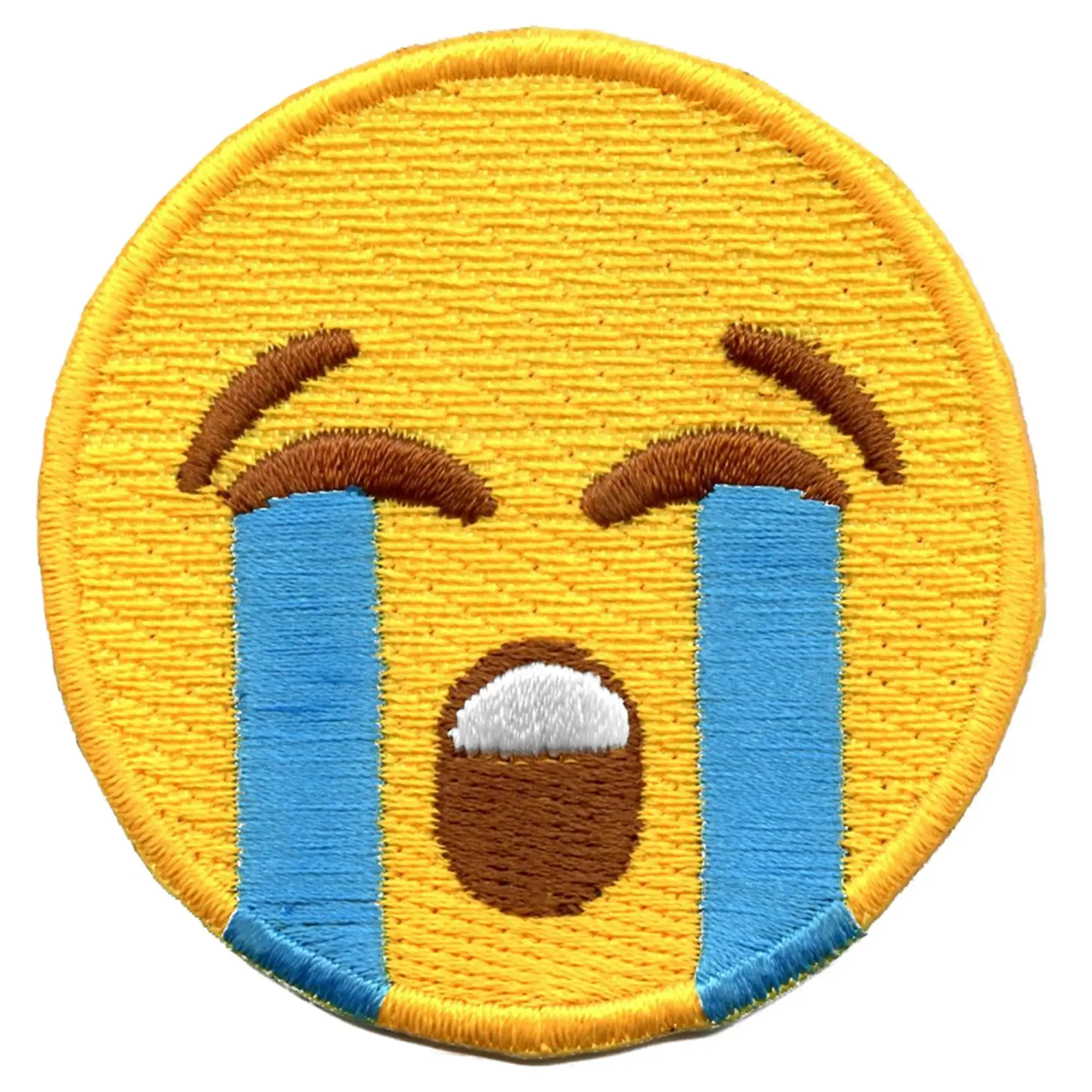 Crying Loudly Patch Keyboard Embroidered Iron On