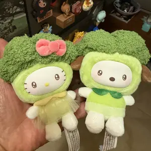 TOPTOY SR Characters Fruit & Vegetable Series Cute Cartoon Character Mini Plush Keychain Blind Box - Unisex Bag Charms, Collectible Bag Accessories, Cute and Surprise Element Mini Gifts for Daily Carry#backtoschool