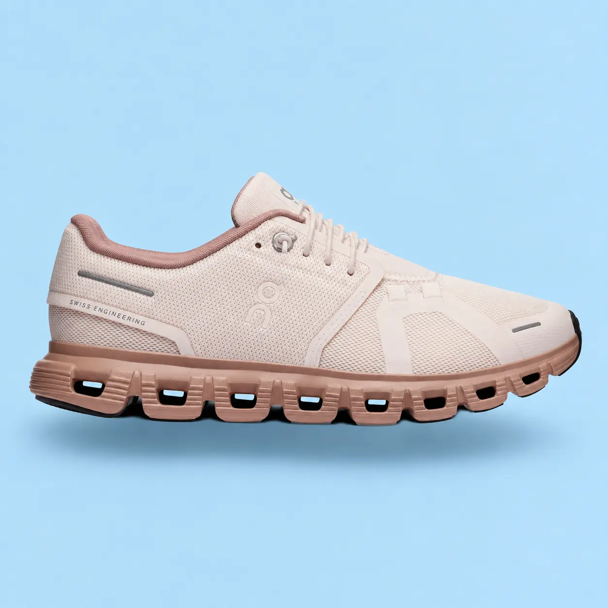 On Running Cloud 6 Oyster Biscuit Women's Fashion Sneaker New