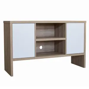 Decor therapy Haven Storage Console TVs up to 59" Media Stand, Natural