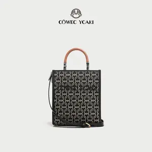 CÔWEC YCAKI Crossbody Bags for Women, Lightweight Purses for Women,Vintage Jacquard Top Handle Crossbody Purse,for Daily Use,Shop,Travel.