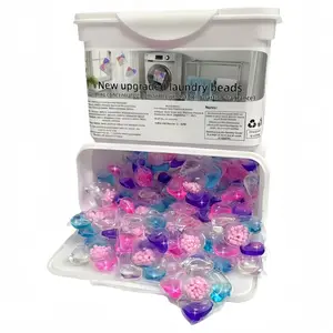5-In-1 Laundry Clean Pods, High Efficiency, Super Concentrated, Stain Removal Technology, Odor Elimination, Color Protection