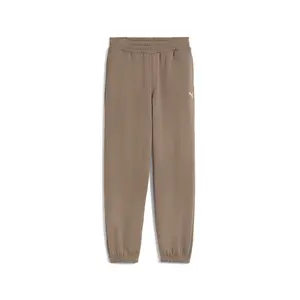 PUMA Womens Wardrobe Essentials Relaxed Sweatpants Casual - Brown