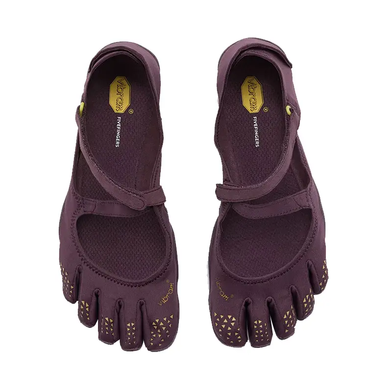 Women's Breathable Barefoot Ballet Flats - Minimalist Lightweight Sporty Training & Gym Shoes, Walking Footwear for Zumba, Yoga, All Seasons Gym Use (Fig Purple)