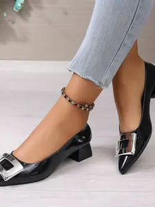 Summer New French Retro Pointed Toe Single Shoe for Women, Low Heel Slip-On Design, Casual Style for Daily Wear