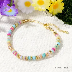 Light Porcelain Blue Flat-Bead Crystal Beaded Bracelet - Macaron-Hued, Exquisite Trendy, Fashionable Sports Wristband for Outdoor Activities, Exquisite Trendy Bracelet,summervibes