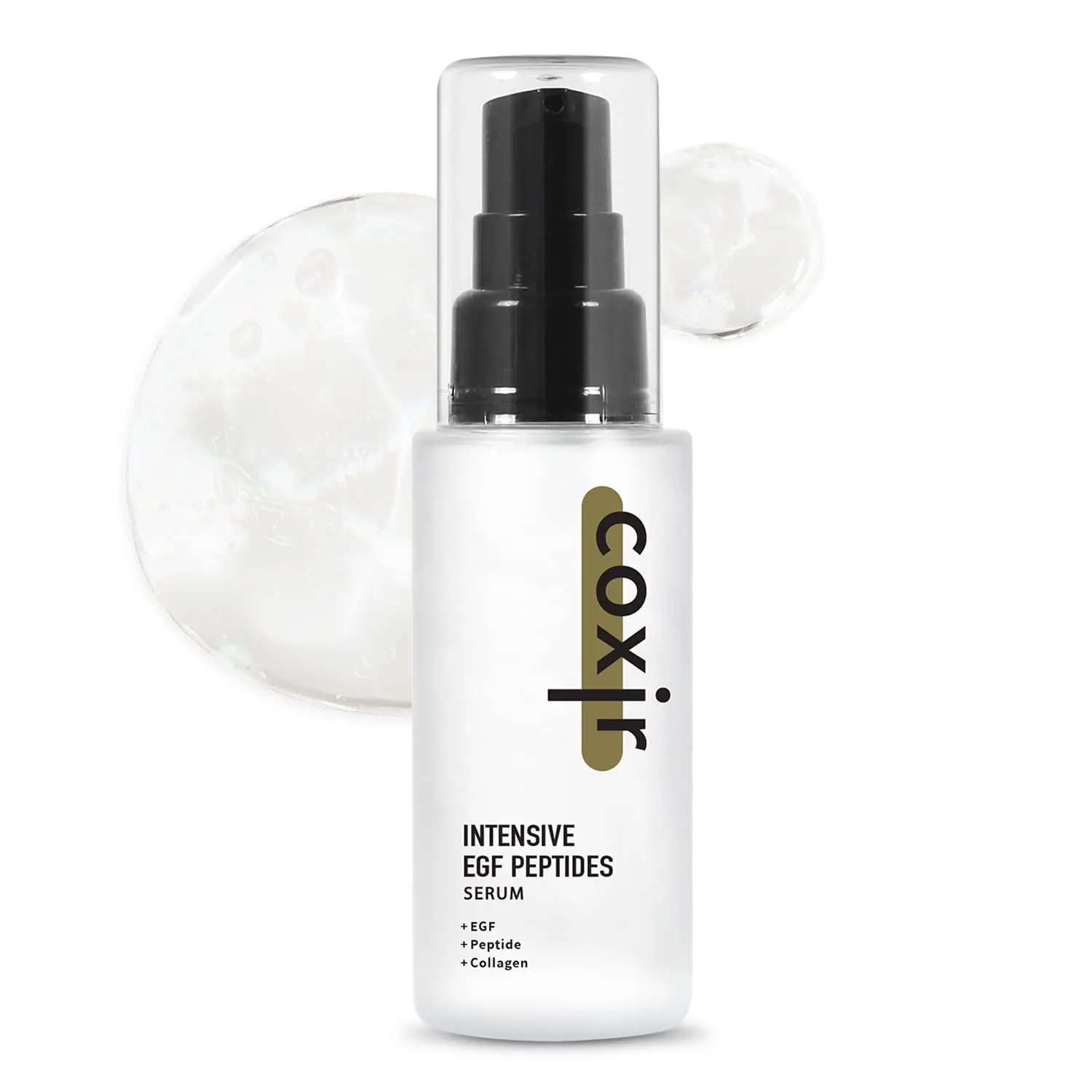 coxir Intensive EGF Peptides Serum, GHK-Cu Copper Peptide, 1.69 fl.oz | Firming & Renewal, Korean Skincare Formula, Niacinamide