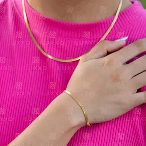 Egyptian Chain + Egyptian Bracelet Bundle - 3mm