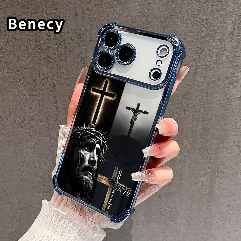 Four Corner Airbag Anti-Collision Electroplated Phone Case for iPhone 17 Pro Max 16 15 Plus Air 14 13 12 11 E Divine Sacrifice Faith Patterned Protection Smartphone Cover Four Corner Airbag Anti-Collision Electroplated Phone Case for iPhone 17 Pro Max 16 15 Plus Air 14 13 12 11 E Divine Sacrifice Faith Patterned Protection Smartphone Cover