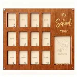Graduation Picture Frame 12x16 Inch (40x30cm), Solid Wood Photo Frame with High Definition Glass, Horizontal and Vertical Display for Graduation Keepsake, Student Gift and Home Wall Decor