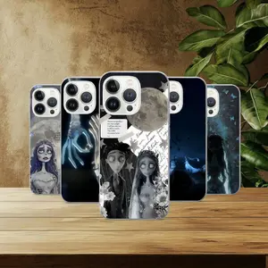 Corpse Bride Phone Case Horror Cover For iPhone 17Pro, 16, 15, 14, 13, 12, Samsung S26, S25, S24, S23Fe, A16, A26, A56, Pixel 10, 9Pro