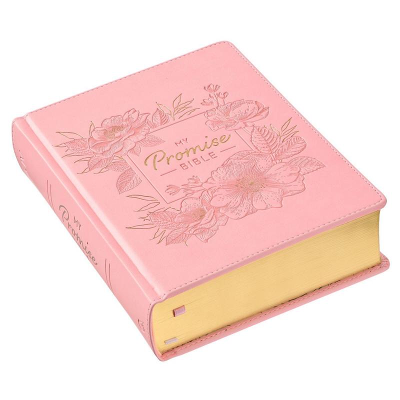 KJV My Promise Bible Pink Hardcover Faux Leather king james pink  bible imitation leather