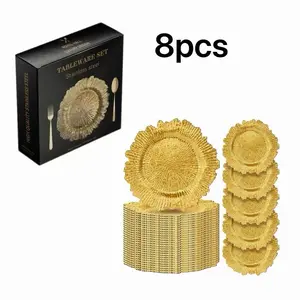 8-Piece Tray Set, High-End Tabletop Serving Trays, Multiple Colors Available, Perfect for Gifts, Home Use, Hotels, Parties