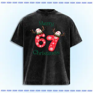 BlueyTee Merry Christmas 67 Xmas Holiday Tee for Men Women Cute Xmas Outfit Gift Idea 6 7 Winter Outfits for Holidays Thanksgiving TShirts Casual Streetwear Y2K Trend Apparel