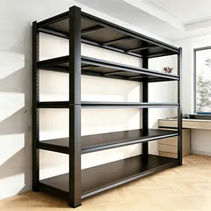 72" Tall Heavy Duty Metal Storage Rack Heavy Duty Garage Shelving Unit - Extra Wide, 3000 LBS Adjustable Metal Shelves for Storage 5 Tier Metal Shelving Heavy Duty Shelving for Basement Warehouse 72" H × 35.4" W × 17.7" D, Standing Shelf