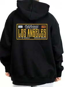 Los angeles Style Chicano Clothing Cholo Gangster Hoodies for Men Men's Streetwear Lowrider Graphic Tee Unisex Loose Fit Medium Heavy 50% Cotton 50% Polyester Men Gifts