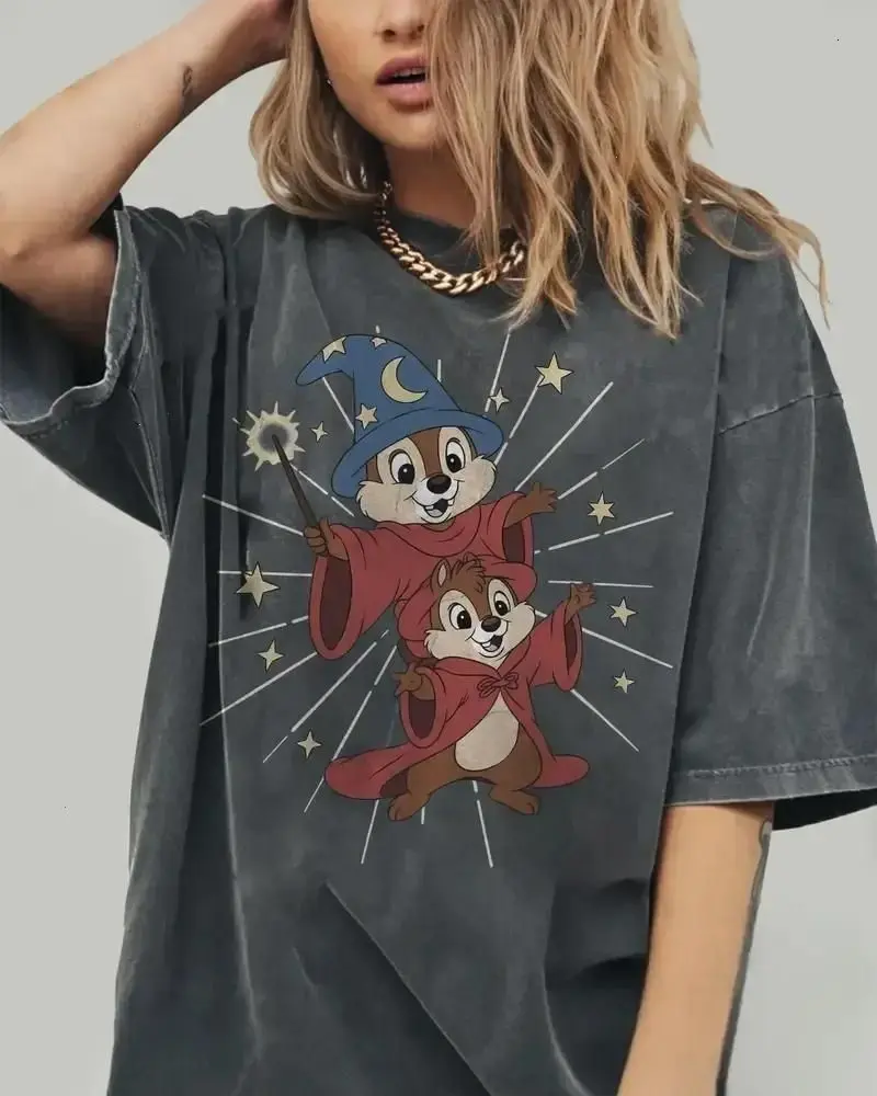 WDW Chip N Dale Costume Sorcerer T-Shirt, DNL Trip Shirt, WDW Family Matching Shirt, WDW Magic Kingdom 2026 Shirt