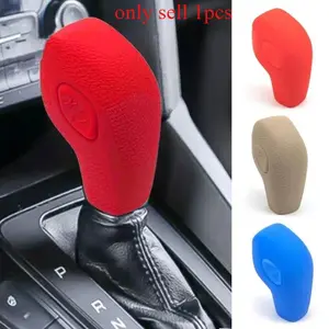 1pc Universal silicone gear shift cover automatic gear shift cover new car gear shift cover protection Car Accessories