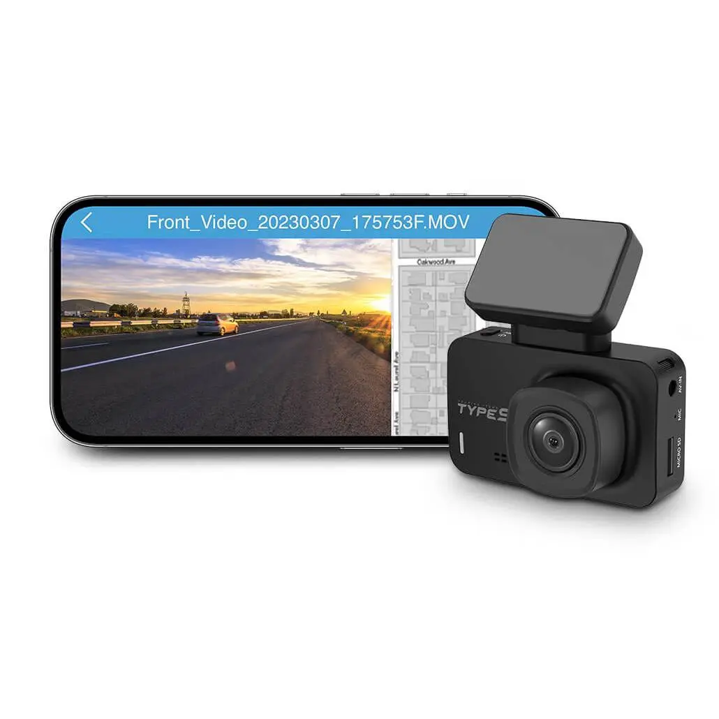 TYPE S S403 4K UHD Car Dashcam - 60 FPS Recording Car Driving Recorder
