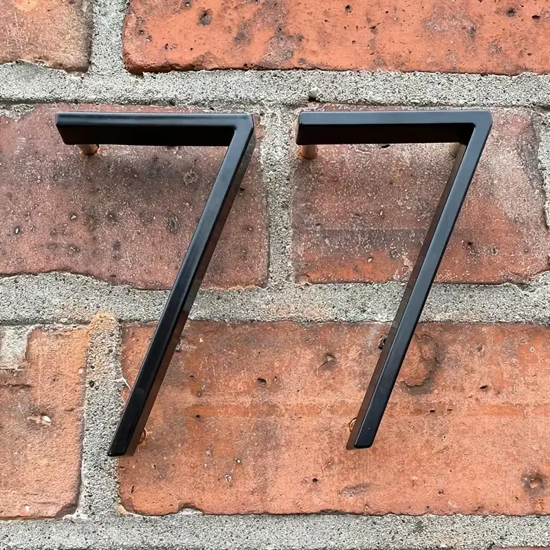 5 Inch 125mm Floating House Number, Zinc Alloy Material, Durable Metal Address Plate, address signs for houses, Outdoor Plaques, Ideal for Outdoors & Doors #0-9