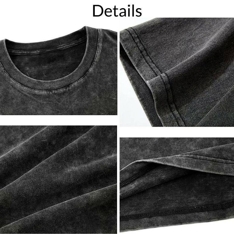 THE SOPRANOS Printed Design Unisex Vintage Crew Neck Regular Fit Cotton Fabric Casual Comfort Breathable Short Sleeve Funny T-shirts Fashion Men&Women's Top for Streetwear 020303