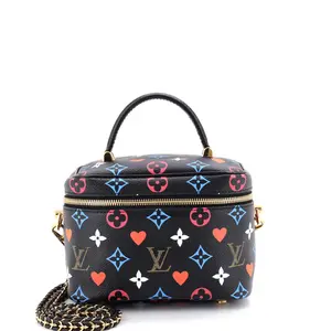 Pre-owned Louis Vuitton Leather Top Handle Bags Vanity Handbag Limited Edition Game On Multicolor Monogram PM by Rebag