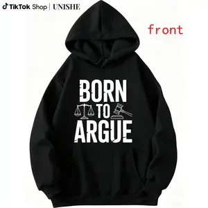 Born To Argue Legal Hoodie – Stylish Long Sleeve for Lawyer & Attorney Fans