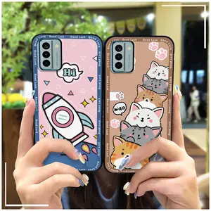 Back Cover Protective Phone Case For Nokia G22 Soft case Full wrap Cover Dirt-resistant Shockproof Fashion Design Graffiti Silicone Anti-dust Phone Pouch Anti-knock Durable Cute