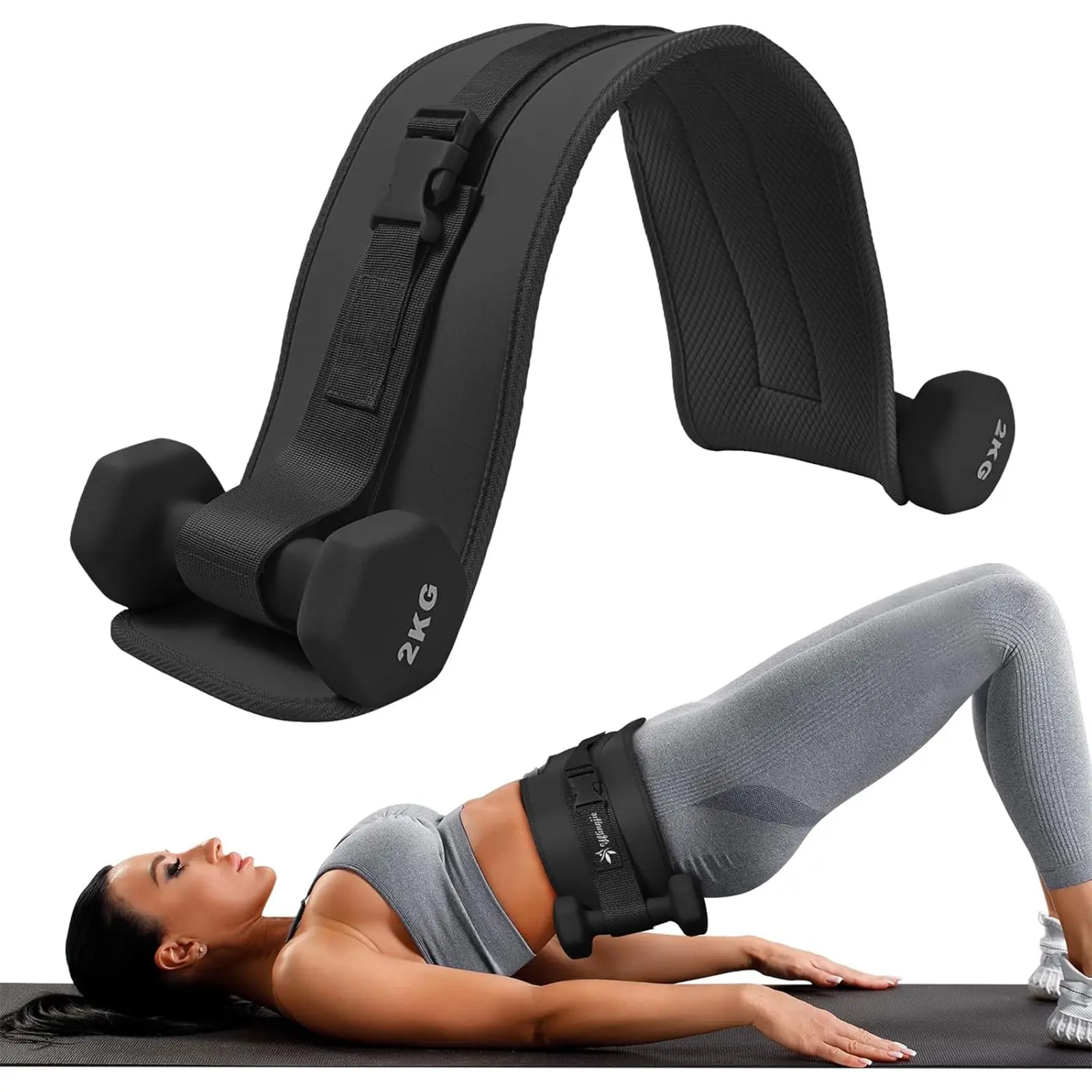 Adjustable Waist Weight Belt Home Exercise, Weight Lifting Belt, Dumbbell Training Belt, Hip Shaping, Fitness Equipment for Home Gym, Weightlifting Equipment, Strength Training Equipment, At Home Workout Equipment, Home Workout Gear