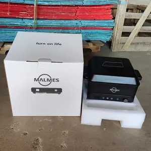 MALMES  Portable Induction Cooktop, 1500W Induction Cooktop with 6 Temperature 8 Power Settings, 99 Minutes Timer, Including 8L Cast Iron Cooking Pot and Cast Iron Pan