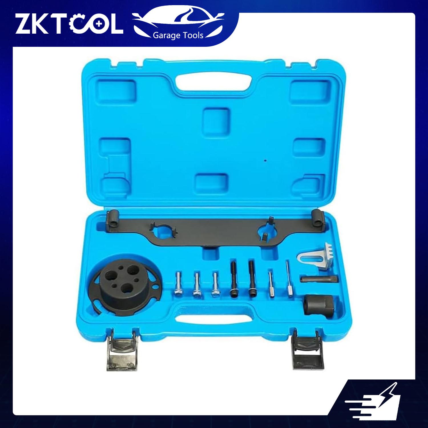 ZKTOOL EN-48953 Heavy Duty Industrial Steel Camshaft Actuator Locking Timing Tool & Water Pump Sprocket Retainer Kit - 1 Kit Perfect Fit for GM Vehicles, Automotive Maintenance, Car Automotive, Engine Repair Tools (2.0L 2.4L Ecotec Engines)